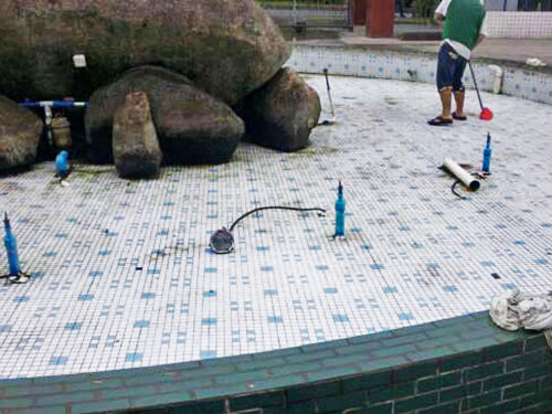 水池清洁